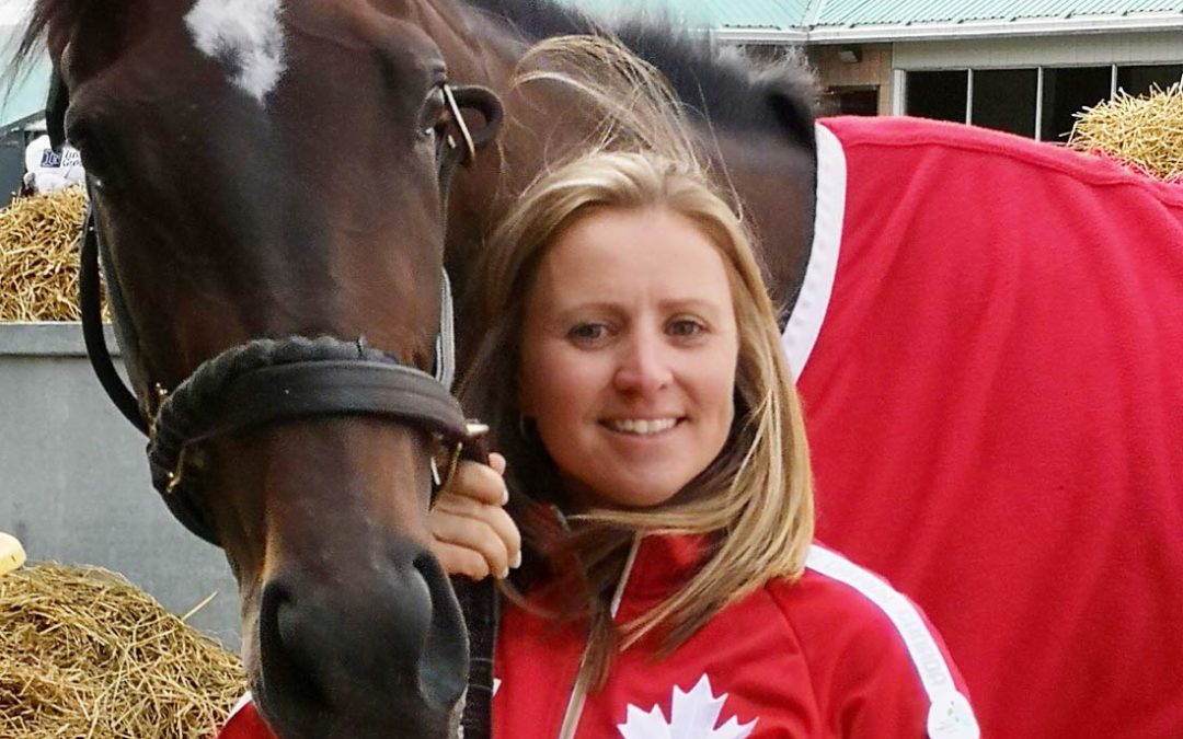 Eventer Jessica Phoenix meets Woodbine Oaks favourite, Wonder Gadot.