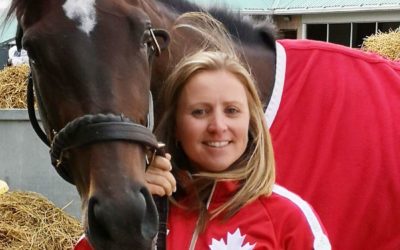 Eventer Jessica Phoenix meets Woodbine Oaks favourite, Wonder Gadot.