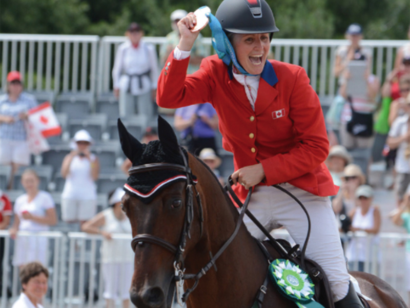 Jessica and Pavarotti on way to 2019 Pan Am Games