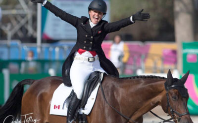 Jessica Phoenix & Pavarotti ride into Canadian Equestrian History